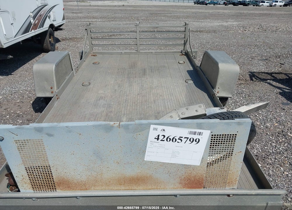 2008 UTILITY TRAILER VIN: 5R1BU101X8E000296