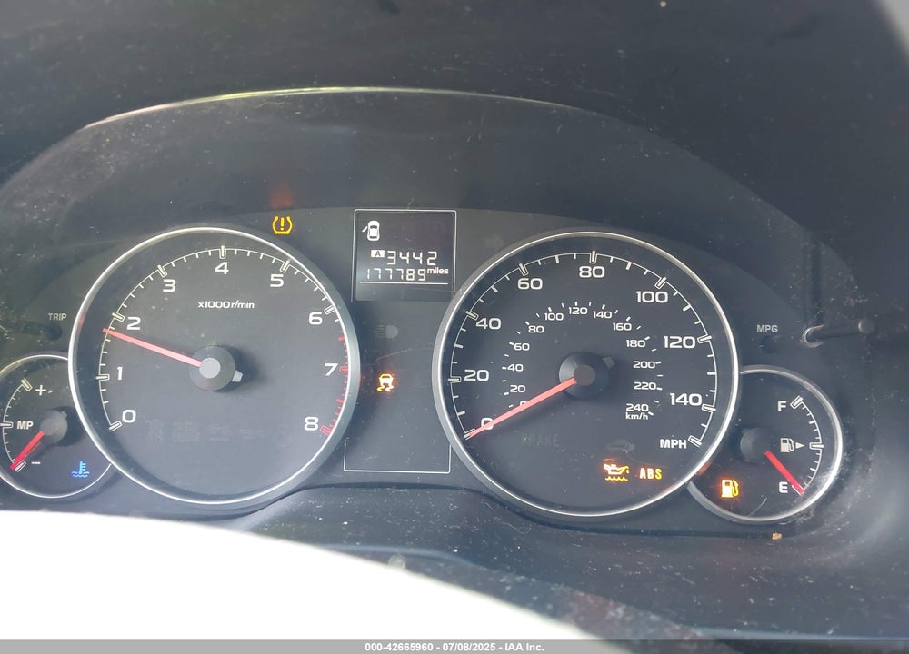 2013 SUBARU OUTBACK VIN: 4S4BRBAC3D1288093