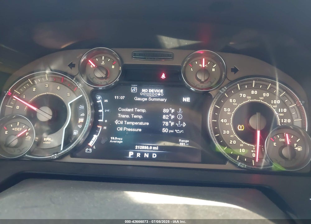 2013 RAM 2500 LAIE LONGHORN VIN: 3C6UR5GL5DG520370