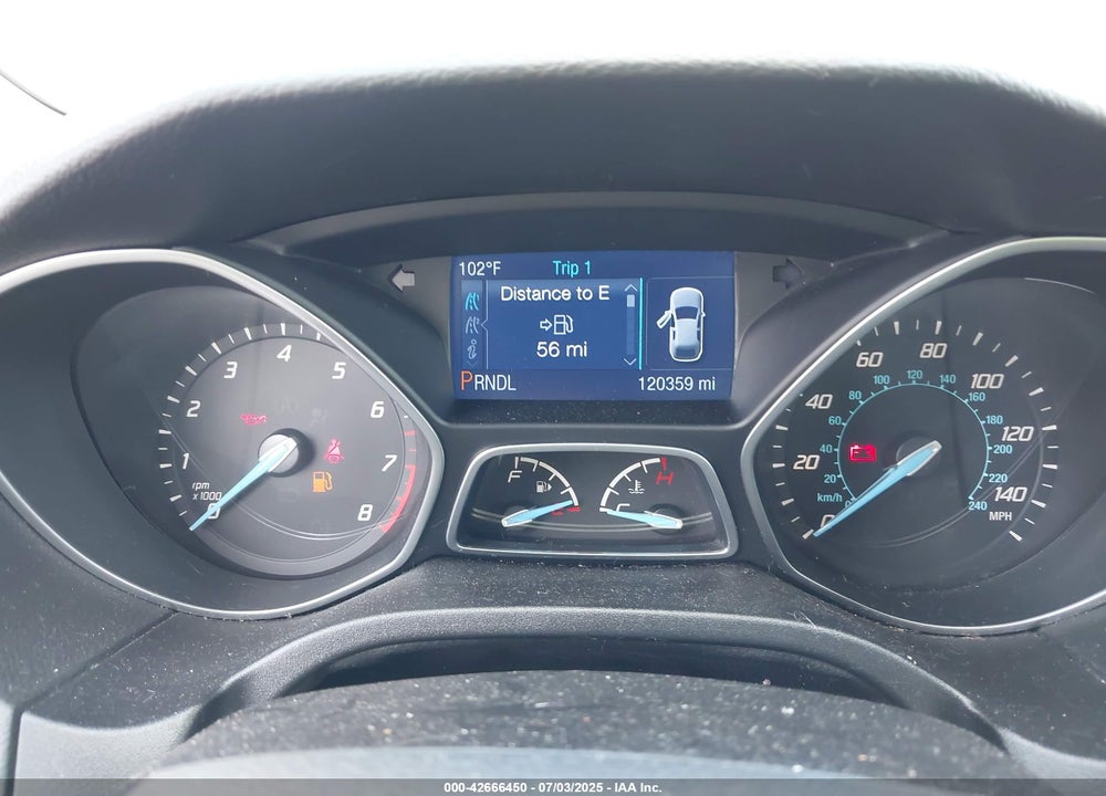 2014 FORD FOCUS VIN: 1FADP3F20EL244976