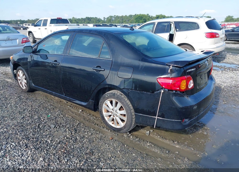 2009 TOYOTA COROLLA VIN: 2T1BU40E49C147750