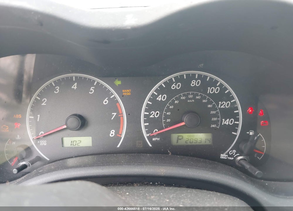 2009 TOYOTA COROLLA VIN: 2T1BU40E49C147750