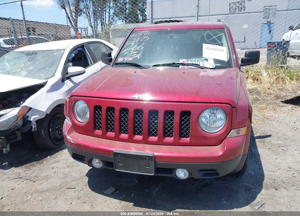 2017 JEEP PATRIOT VIN: 1C4NJPFB3HD102854