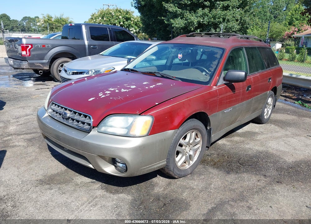2004 SUBARU OUTBACK VIN: 4S3BH675X47631020