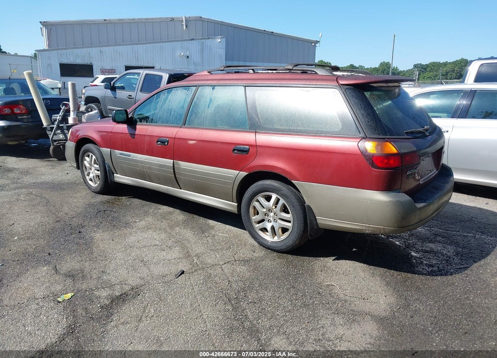 2004 SUBARU OUTBACK VIN: 4S3BH675X47631020