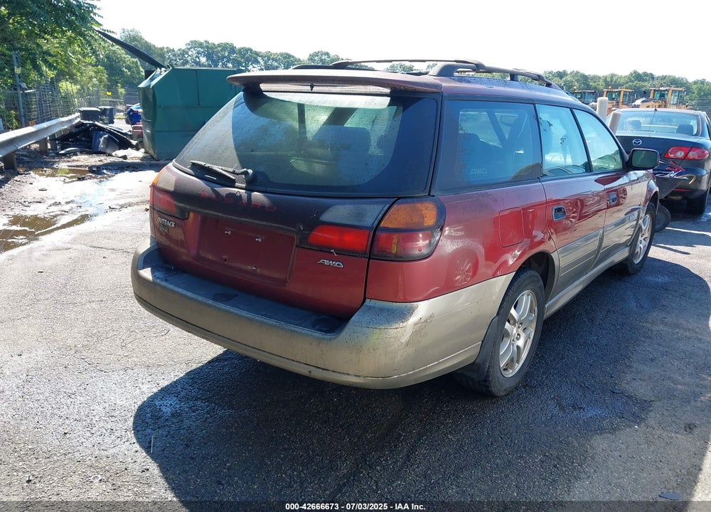 2004 SUBARU OUTBACK VIN: 4S3BH675X47631020