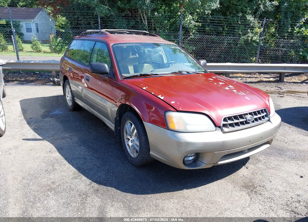 2004 SUBARU OUTBACK VIN: 4S3BH675X47631020