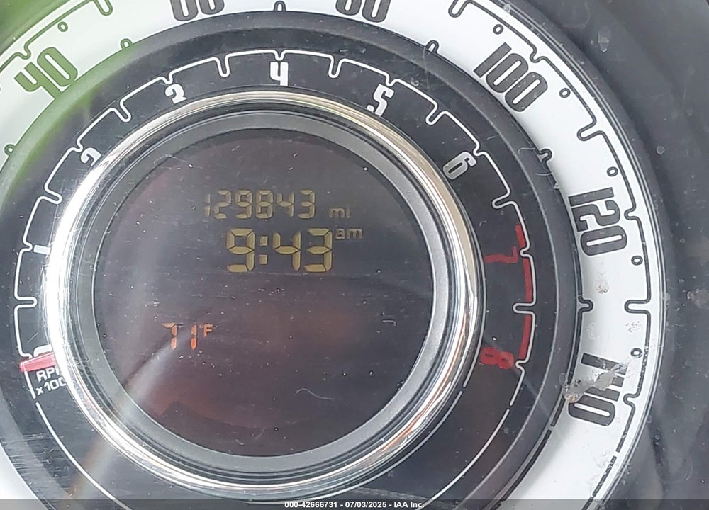 2013 FIAT 500 VIN: 3C3CFFAR7DT673716