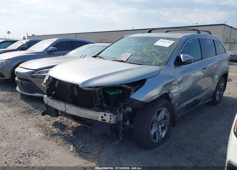 2017 TOYOTA HIGHLANDER LIMITED VIN: 5TDYZRFH4HS210037
