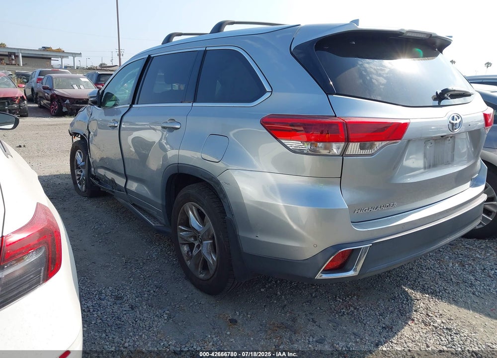 2017 TOYOTA HIGHLANDER LIMITED VIN: 5TDYZRFH4HS210037