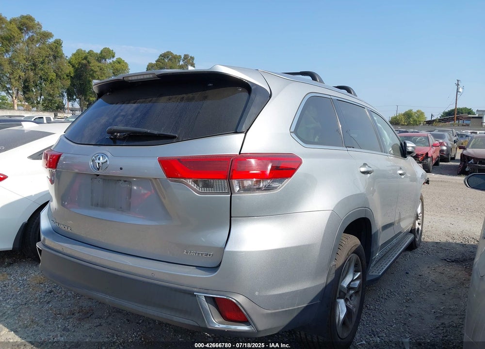 2017 TOYOTA HIGHLANDER LIMITED VIN: 5TDYZRFH4HS210037