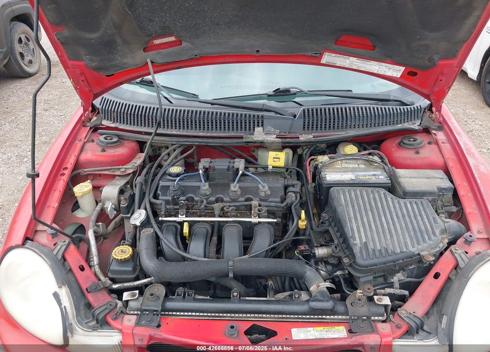2002 DODGE NEON VIN: 1B3ES26C72D617812