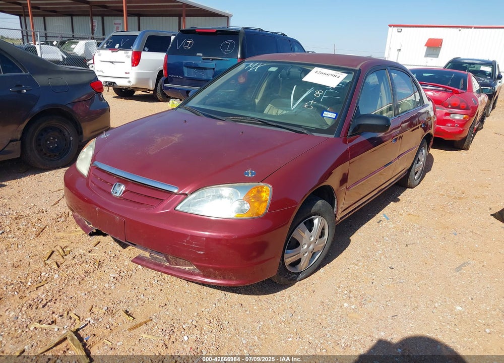 2003 HONDA CIVIC LX VIN: 1HGES16583L002544