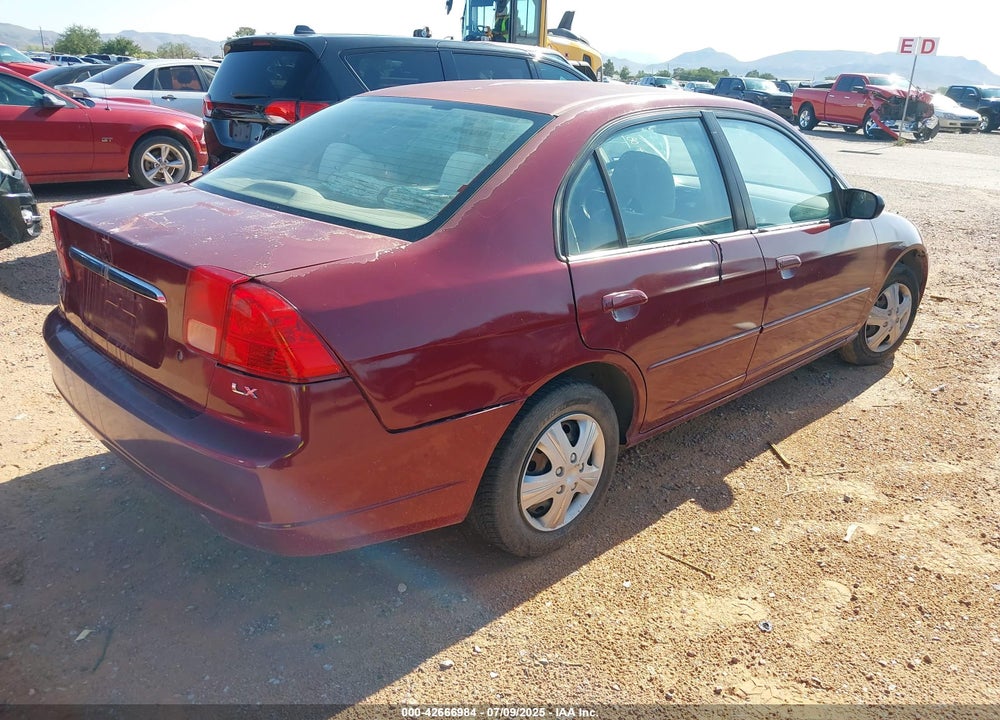 2003 HONDA CIVIC LX VIN: 1HGES16583L002544