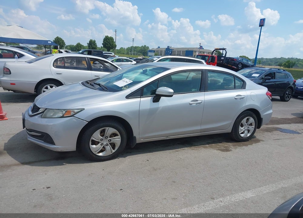 2015 HONDA CIVIC VIN: 19XFB2F5XFE007881