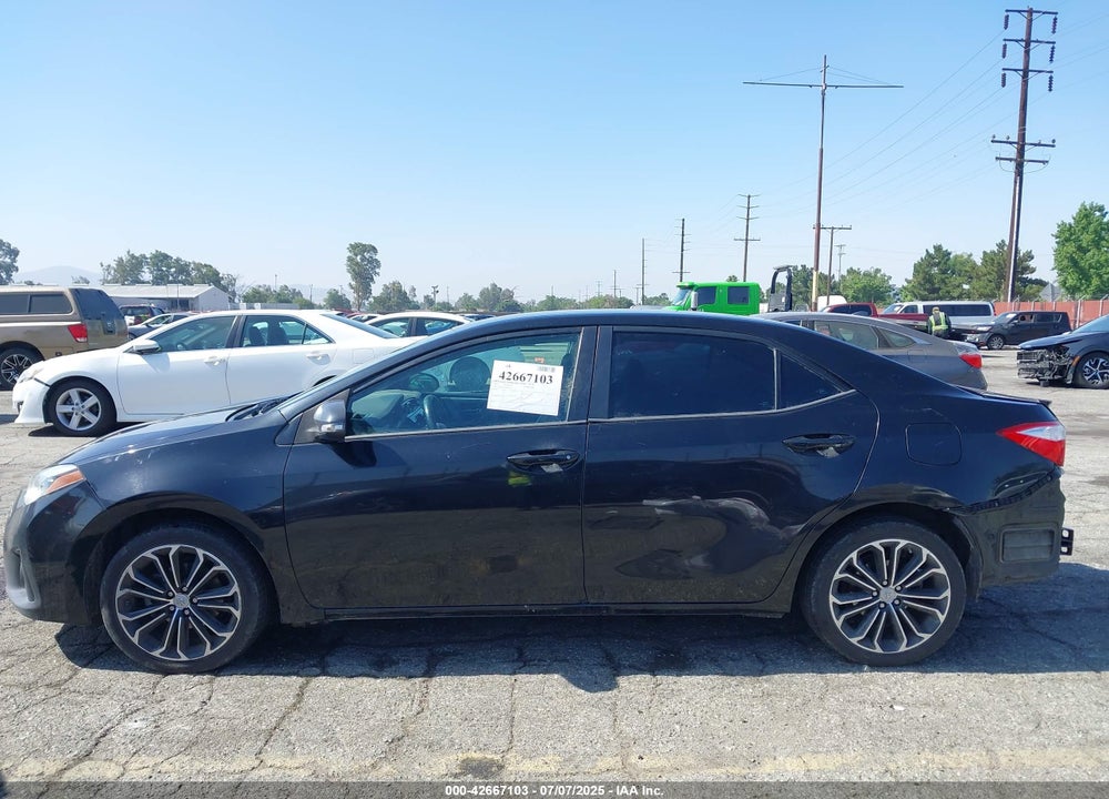 2015 TOYOTA COROLLA VIN: 5YFBURHE8FP231681