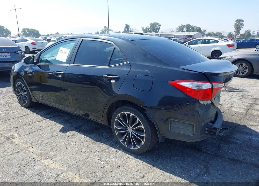 2015 TOYOTA COROLLA VIN: 5YFBURHE8FP231681