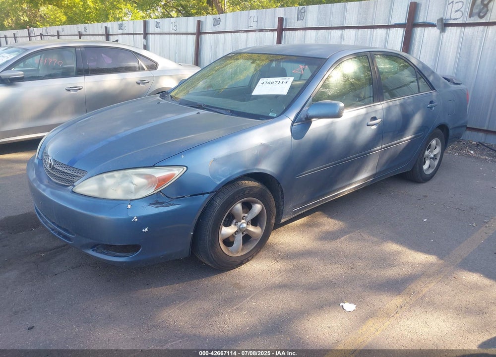 2002 TOYOTA CAMRY VIN: JTDBE32KX20034900