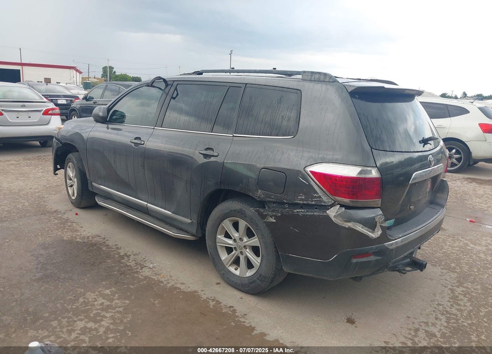 2013 TOYOTA HIGHLANDER VIN: 5TDZK3EH2DS133329