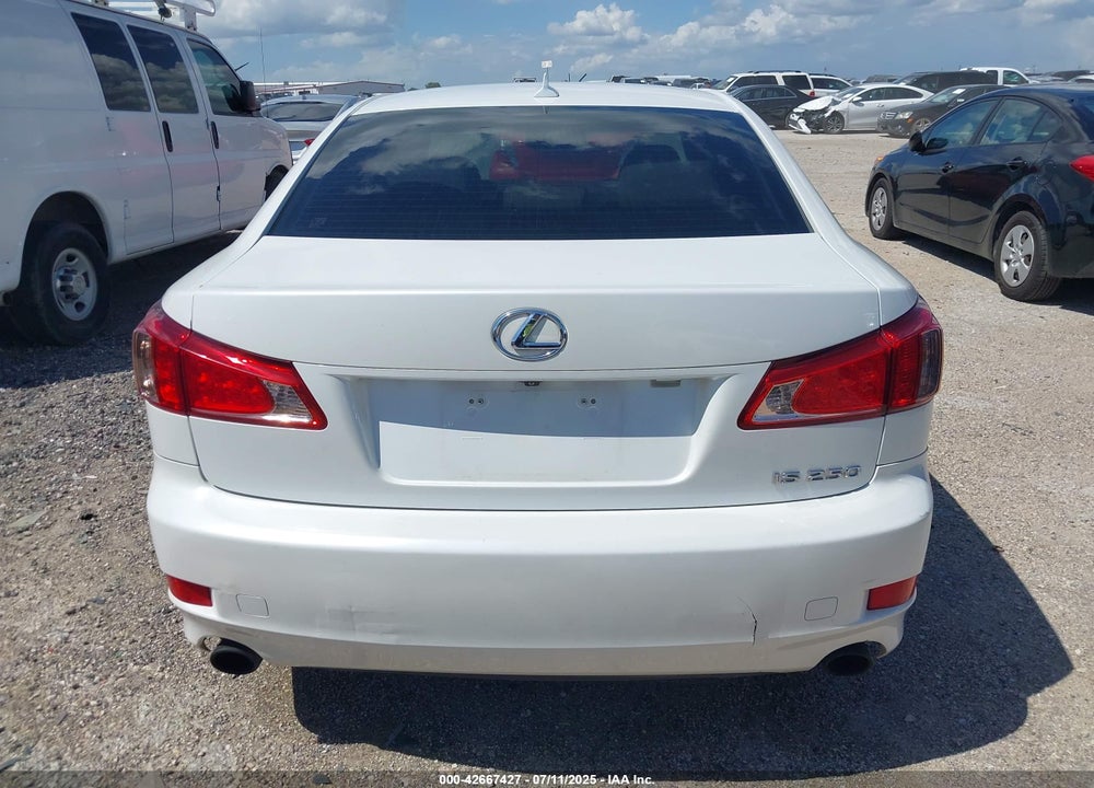 2012 LEXUS IS250 VIN: JTHBF5C21C5181651