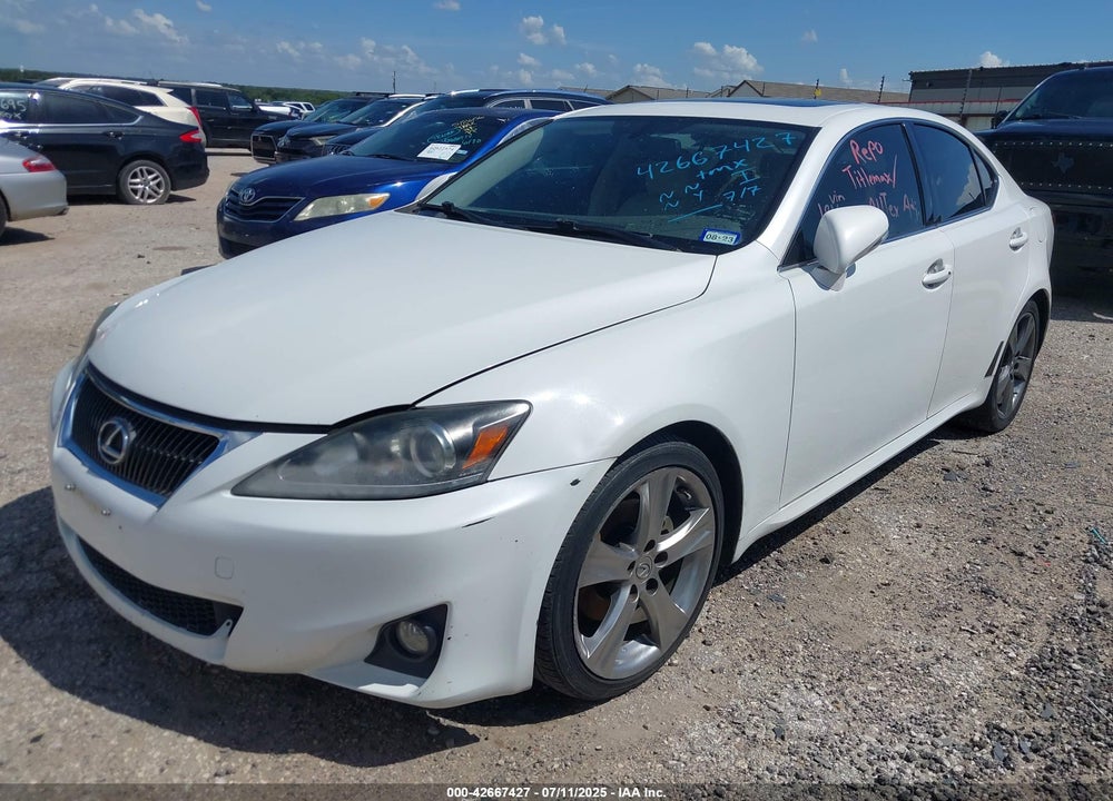 2012 LEXUS IS250 VIN: JTHBF5C21C5181651