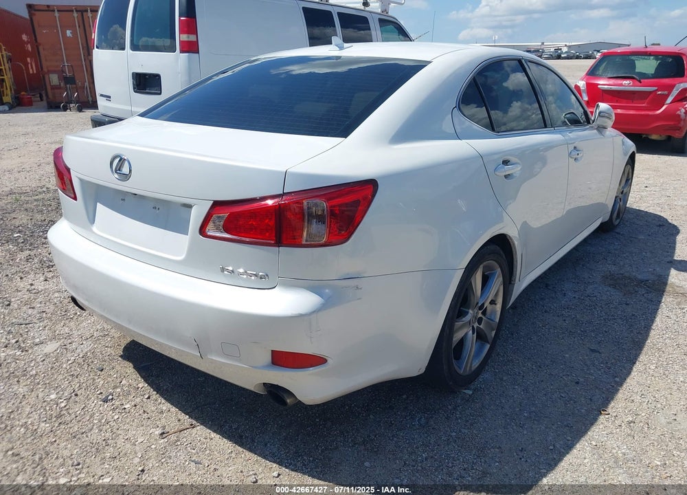 2012 LEXUS IS250 VIN: JTHBF5C21C5181651