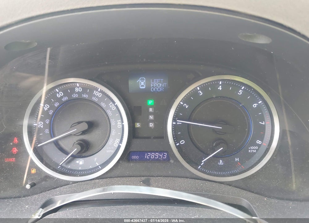 2012 LEXUS IS250 VIN: JTHBF5C21C5181651