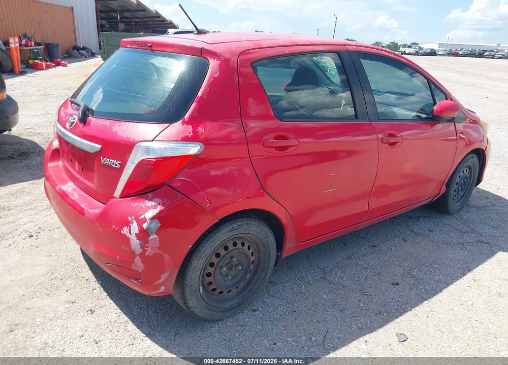 2012 TOYOTA YARIS L VIN: JTDKTUD36CD529915
