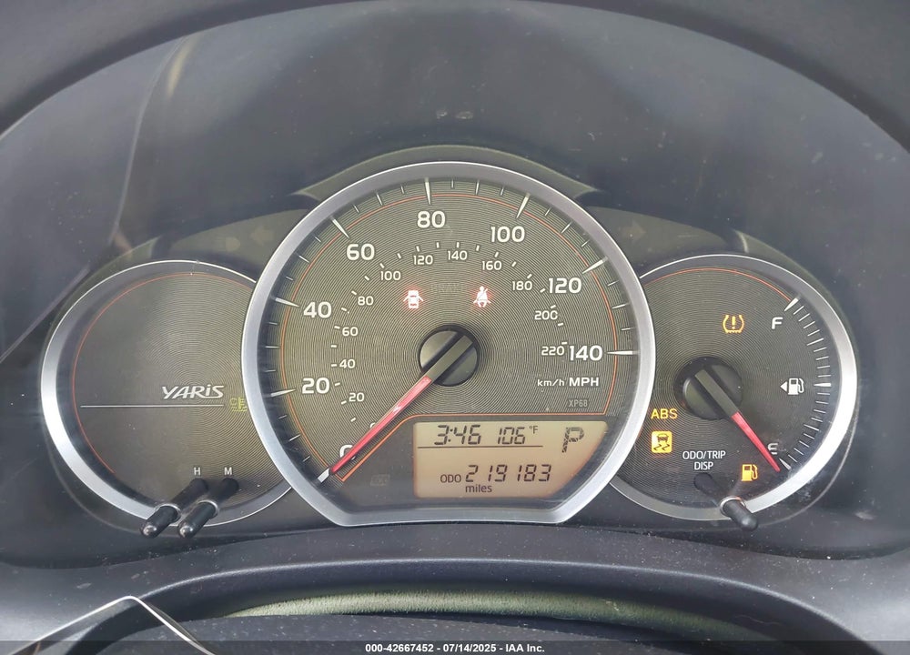 2012 TOYOTA YARIS L VIN: JTDKTUD36CD529915