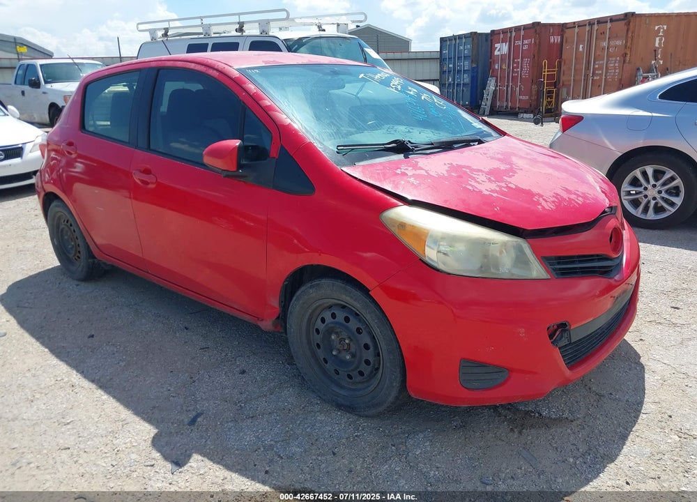 2012 TOYOTA YARIS L VIN: JTDKTUD36CD529915