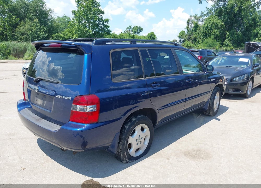 2005 TOYOTA HIGHLANDER LIMITED V6 VIN: JTEEP21A750068965