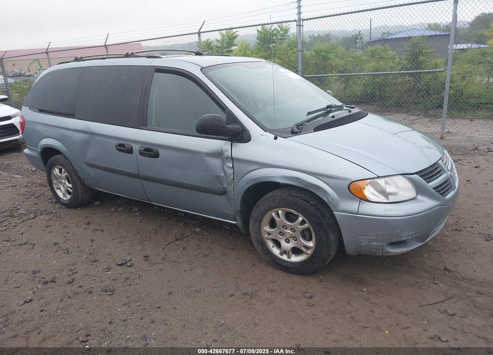 2006 DODGE GRAND CARAVAN SE VIN: 1D4GP24R36B648771