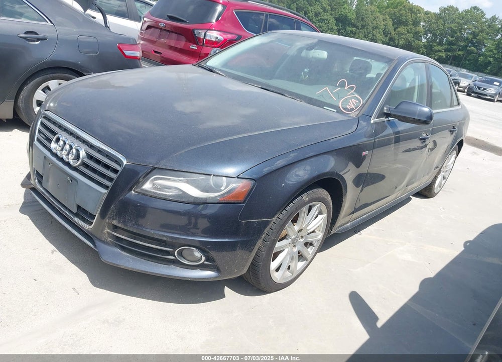 2012 AUDI A4 VIN: WAUFFAFL9CN013317