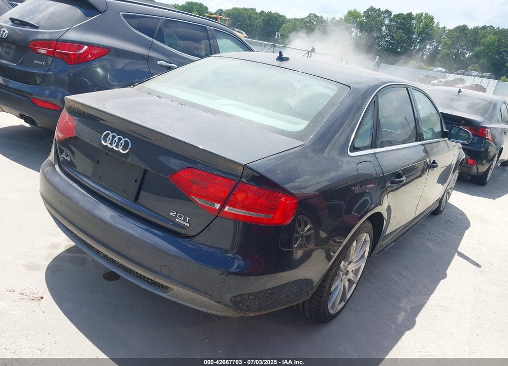 2012 AUDI A4 VIN: WAUFFAFL9CN013317