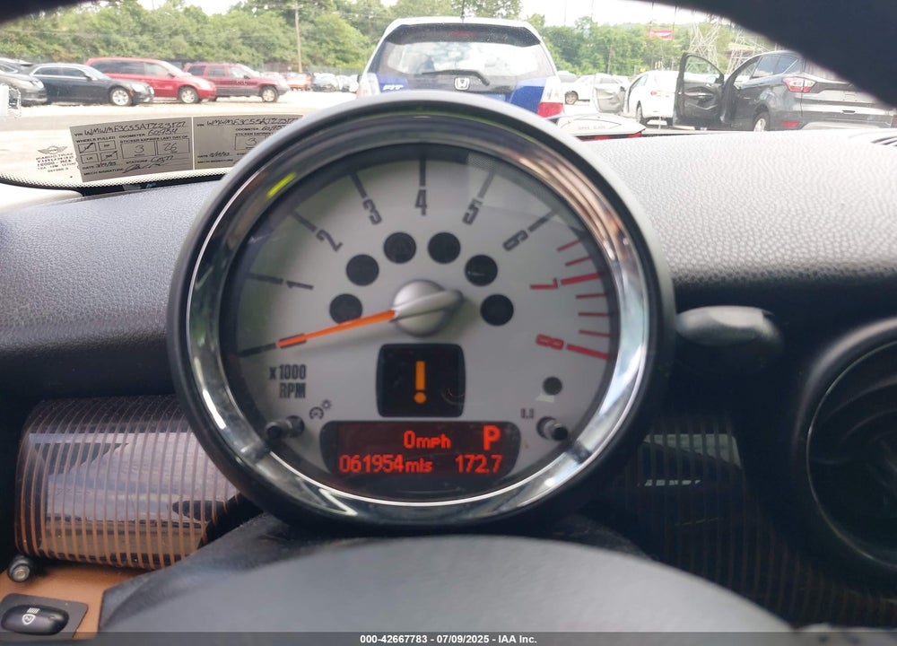 2010 MINI COOPER VIN: WMWMF3C55ATZ23127