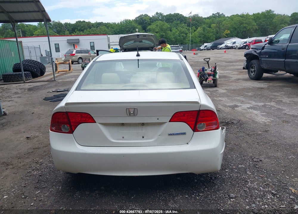 2007 HONDA CIVIC HYBRID VIN: JHMFA362X7S023610