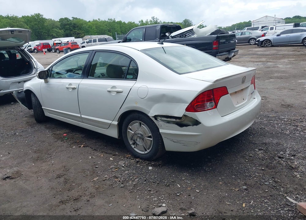 2007 HONDA CIVIC HYBRID VIN: JHMFA362X7S023610