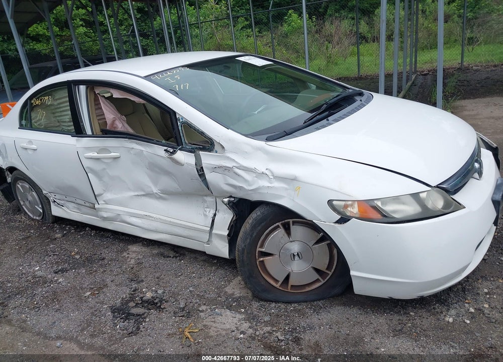 2007 HONDA CIVIC HYBRID VIN: JHMFA362X7S023610