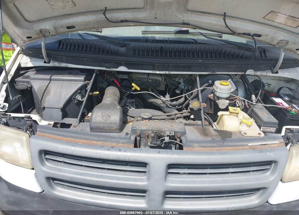 2002 DODGE RAM VAN 1500 CONVERSION VIN: 2B7HB11X52K128184