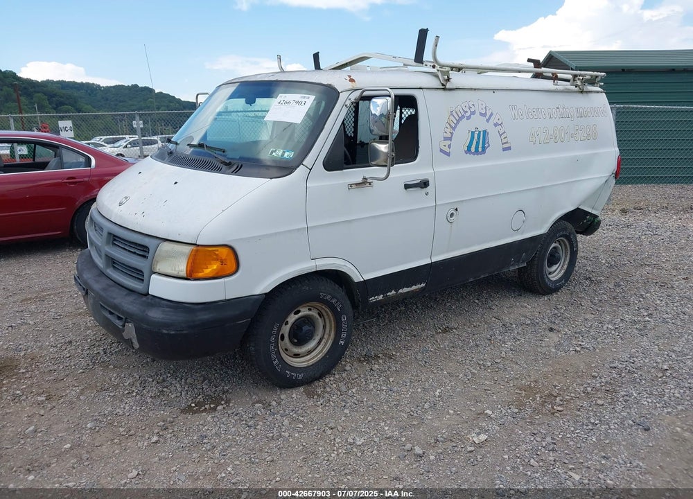 2002 DODGE RAM VAN 1500 CONVERSION VIN: 2B7HB11X52K128184