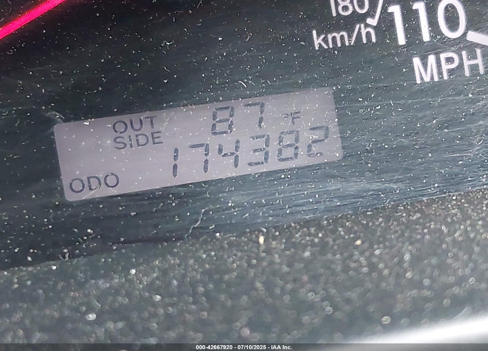 2007 TOYOTA COROLLA LE VIN: 2T1BR32EX7C802449
