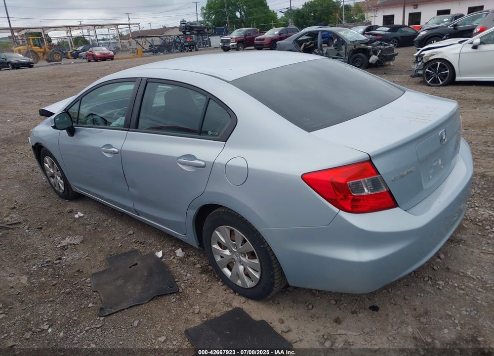 2012 HONDA CIVIC VIN: 2HGFB2F55CH517184
