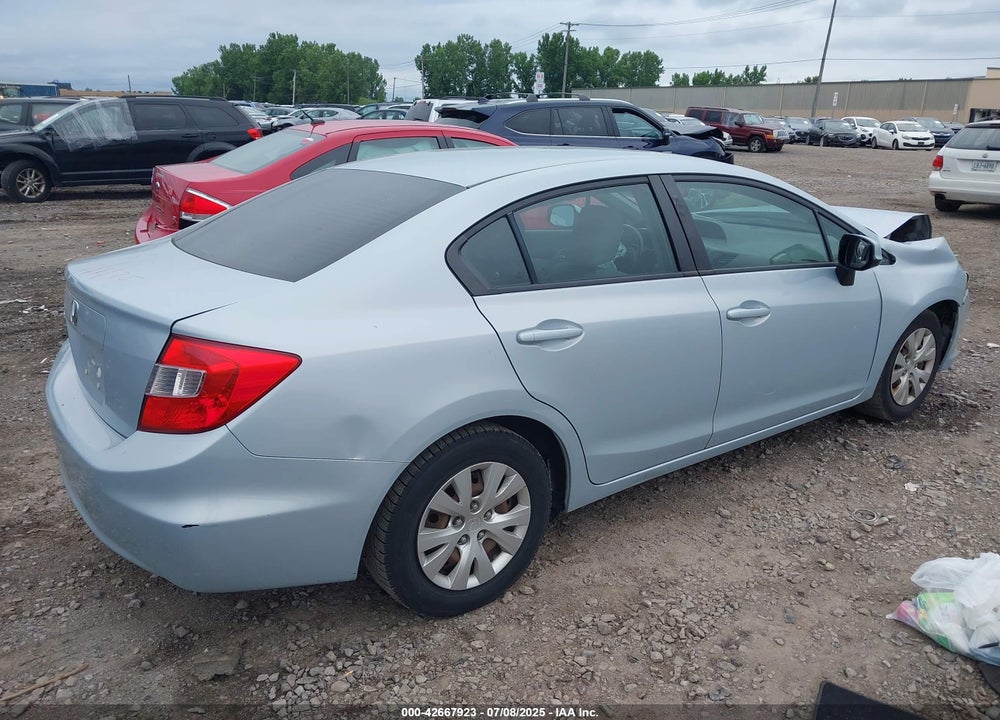 2012 HONDA CIVIC VIN: 2HGFB2F55CH517184