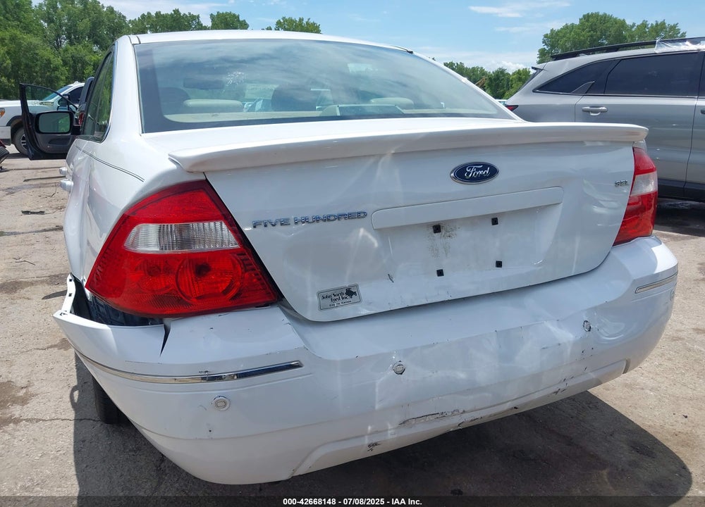 2005 FORD FIVE HUNDRED SEL VIN: 1FAHP24105G189606
