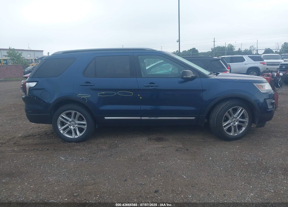 2017 FORD EXPLORER XLT VIN: 1FM5K8D83HGC53584