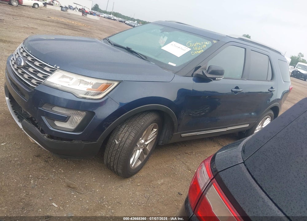 2017 FORD EXPLORER XLT VIN: 1FM5K8D83HGC53584