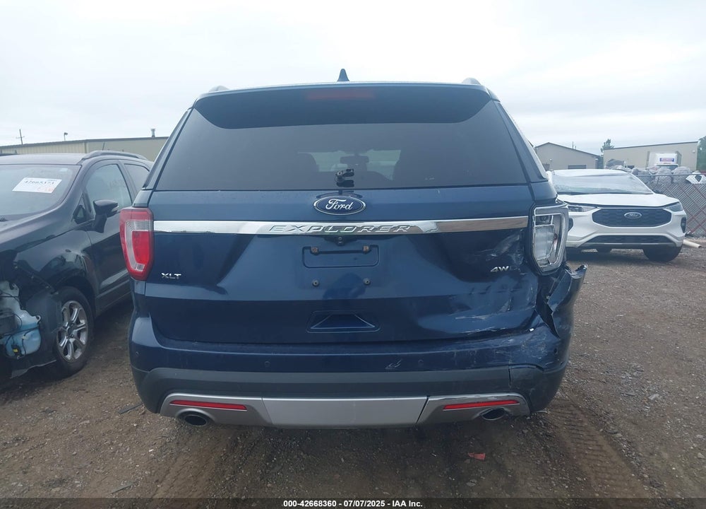 2017 FORD EXPLORER XLT VIN: 1FM5K8D83HGC53584