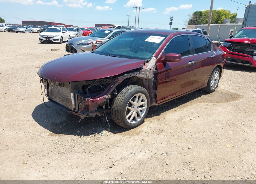 2013 HONDA ACCORD EX-L VIN: 1HGCR2F83DA121697