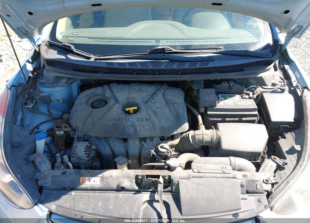 2012 HYUNDAI ELANTRA VIN: KMHDH4AE2CU452150