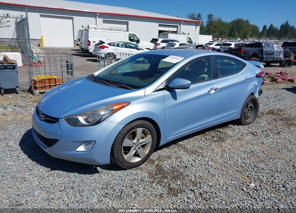 2012 HYUNDAI ELANTRA VIN: KMHDH4AE2CU452150